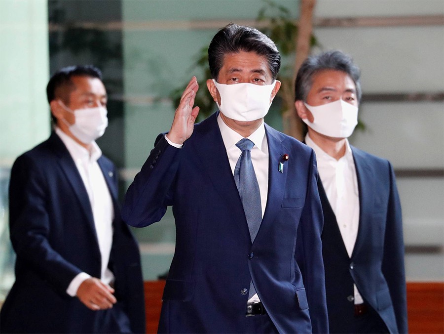 जापानका प्रधानमन्त्री सिन्जो आबेले दिए राजीनामा