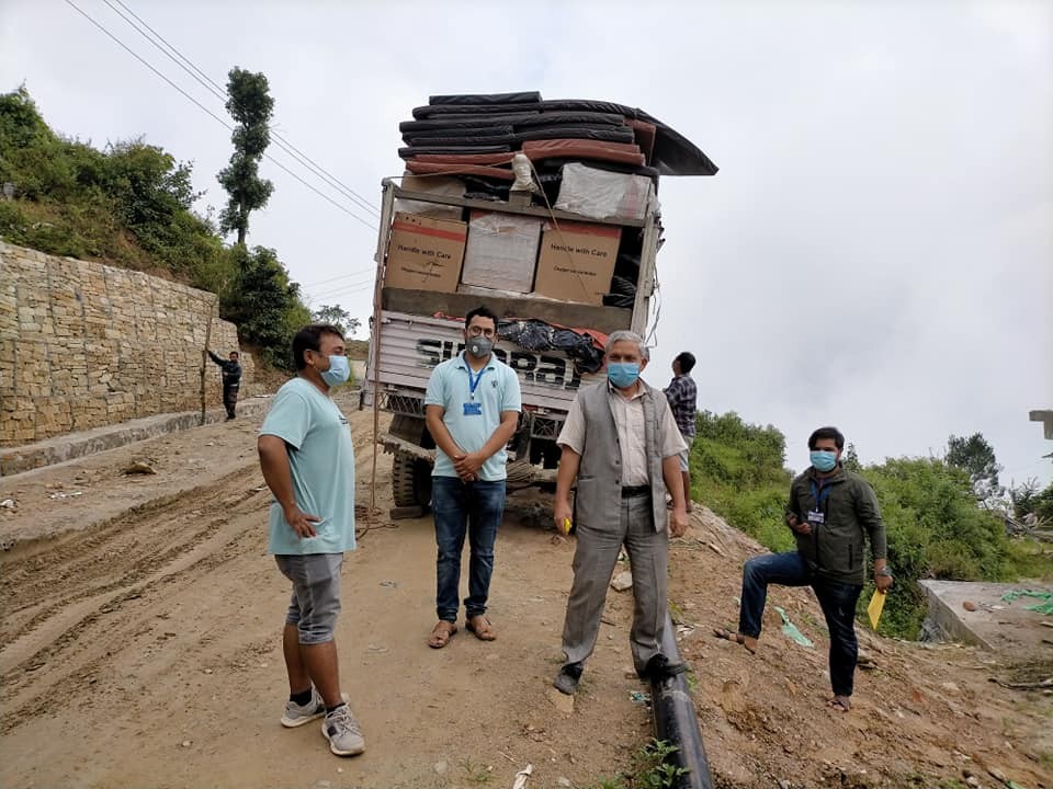 चैनपुरमा ५० वेडको आइसोलेसन तिव्रगतिमा निर्माण हुँदै