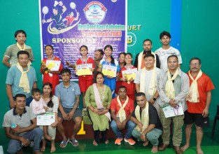 गुड ब्वाइज ब्याडमिन्टन प्रतियोगिता : १२ वर्षमुनि छात्रातर्फ रुविका र छात्रतर्फ मिङ्मा विजयी