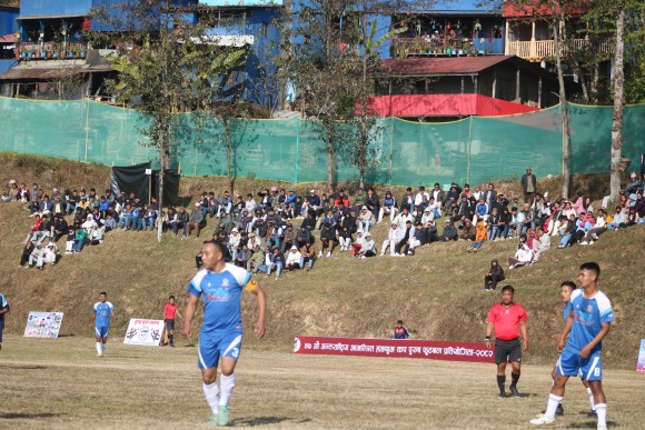 हाङथुम कप फुटबल : इन्द्रेणीलाई हराउँँदै कोशी प्रदेश प्रहरीको विजय सुरुवात