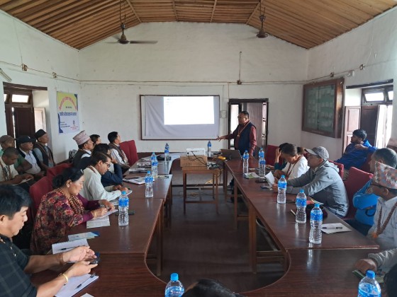 जिल्लास्तरीय खोरेत रोग नियन्त्रण रणनिती सम्बन्धि छलफल